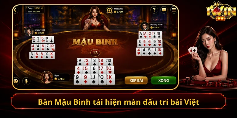 Bàn Mậu Binh tái hiện màn đấu trí bài Việt