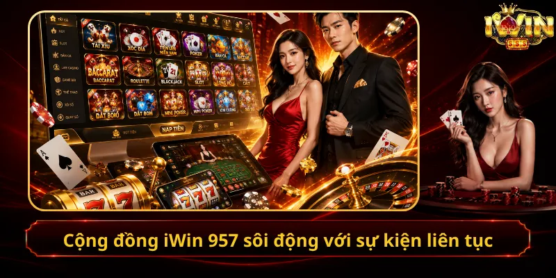 Cộng đồng iWin 957 sôi động với sự kiện liên tục