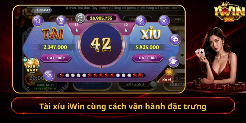 Tài xỉu iWin cùng cách vận hành đặc trưng